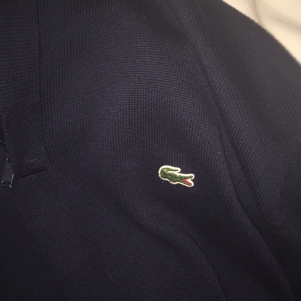 Lacoste half zip sweater